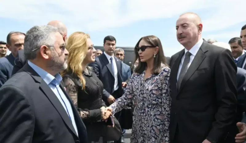 Prezidentlə xanımı Ağdam Muğam Mərkəzinin açılışında - Fotolar