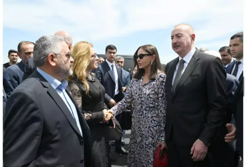 Prezidentlə xanımı Ağdam Muğam Mərkəzinin açılışında - Fotolar