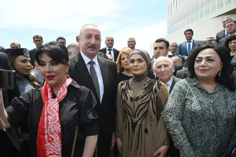 Prezidentlə xanımı Ağdam Muğam Mərkəzinin açılışında - Fotolar