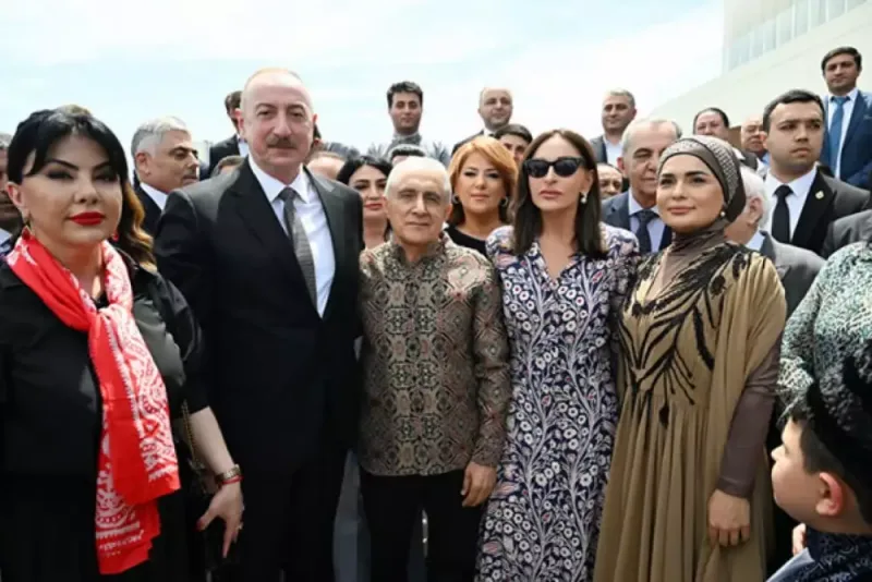 Prezidentlə xanımı Ağdam Muğam Mərkəzinin açılışında - Fotolar