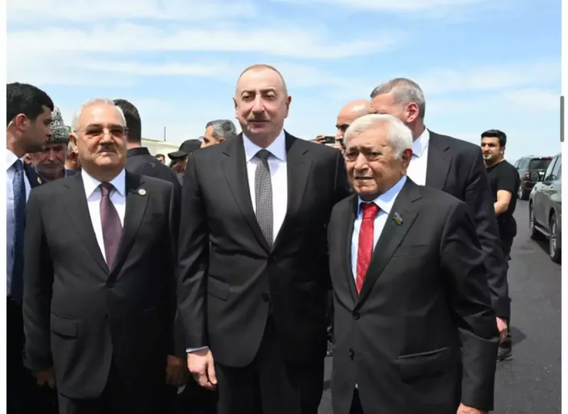 Prezidentlə xanımı Ağdam Muğam Mərkəzinin açılışında - Fotolar