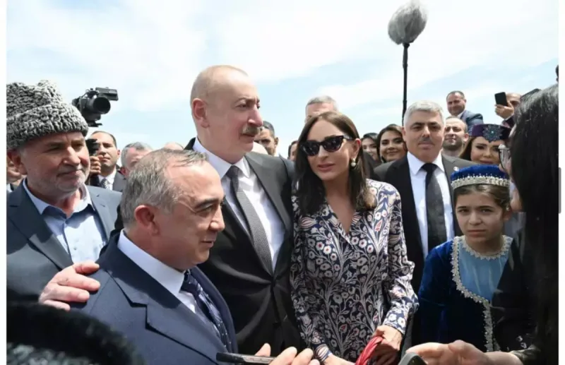 Prezidentlə xanımı Ağdam Muğam Mərkəzinin açılışında - Fotolar