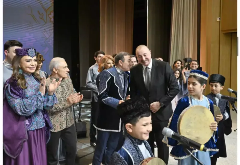 Prezidentlə xanımı Ağdam Muğam Mərkəzinin açılışında - Fotolar