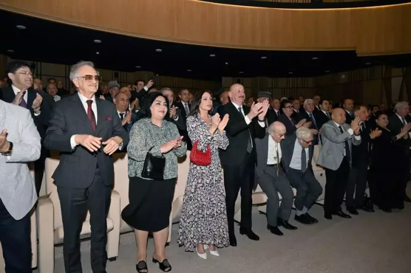 Prezidentlə xanımı Ağdam Muğam Mərkəzinin açılışında - Fotolar