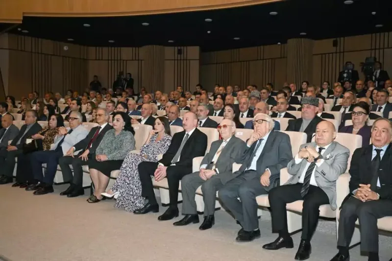 Prezidentlə xanımı Ağdam Muğam Mərkəzinin açılışında - Fotolar