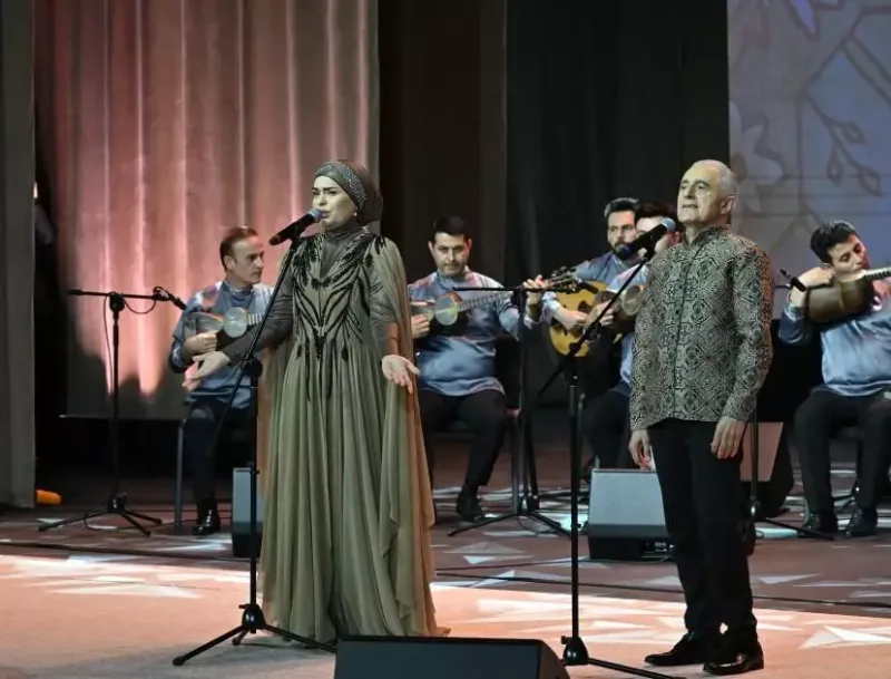 Prezidentlə xanımı Ağdam Muğam Mərkəzinin açılışında - Fotolar