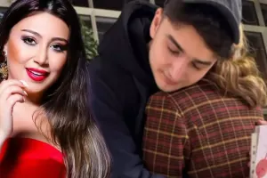 Damladan oğlu ilə paylaşım