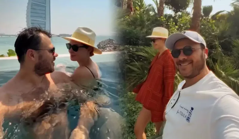 Emin xanımı ilə Dubayda dincəlir