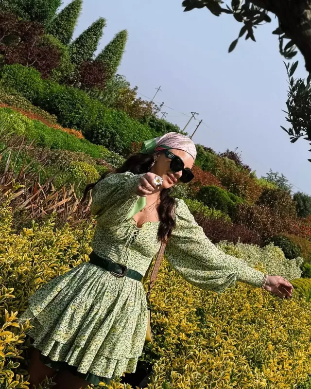 Ayseldən yaşıl fotolar…