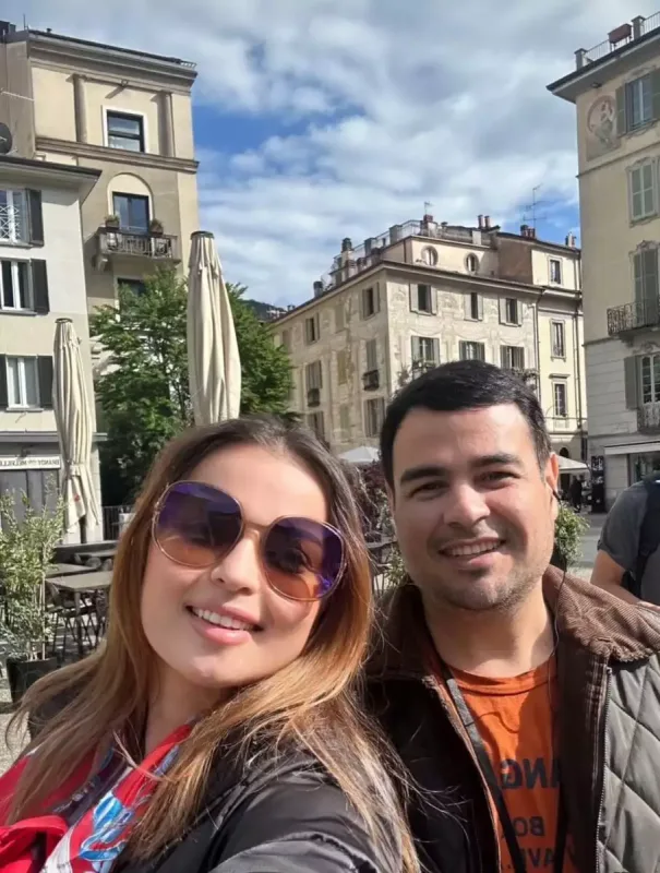 Sevda ilə əri İtaliyada