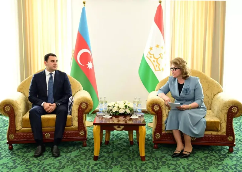 Adil Kərimli Düşənbədə tacik həmkarı ilə görüşüb