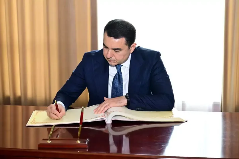 Adil Kərimli Düşənbədə tacik həmkarı ilə görüşüb