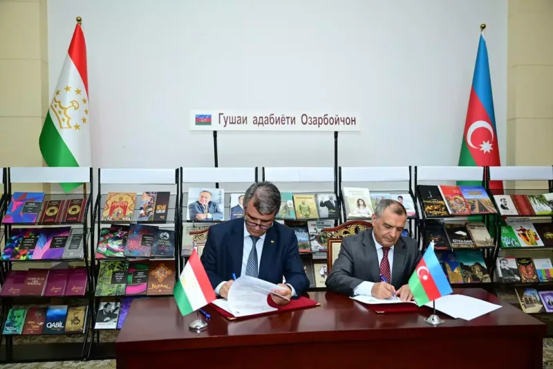 Tacikistan və Azərbaycan Milli kitabxanaları arasında memorandum imzalanıb