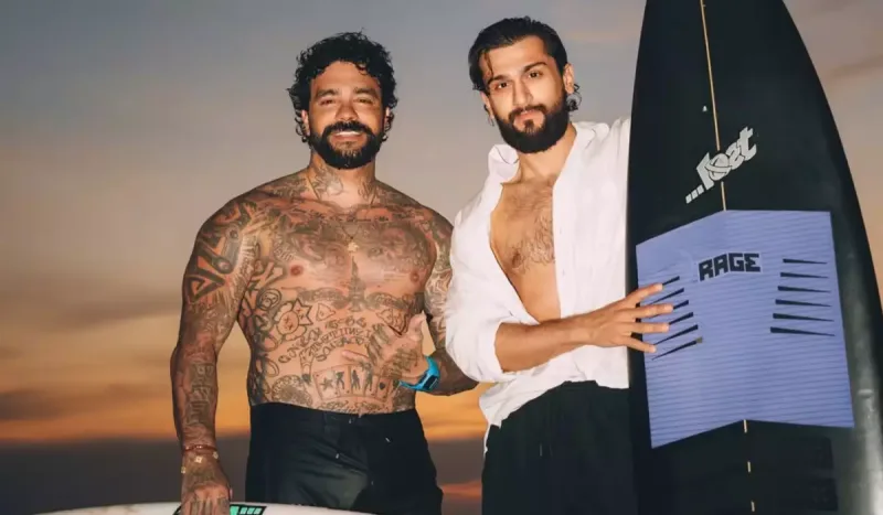 Timati ilə Coninin sörfinq macərası