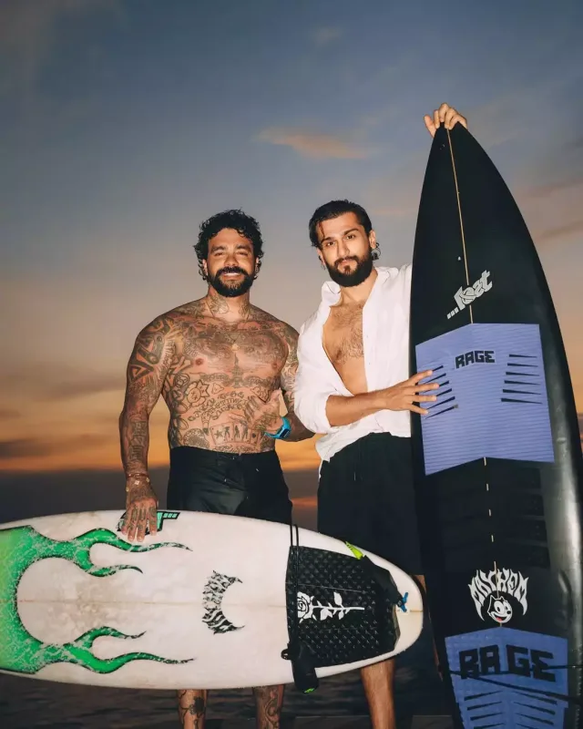 Timati ilə Coninin sörfinq macərası