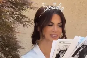 Şəfəqin İtaliyada nişan çəkilişi