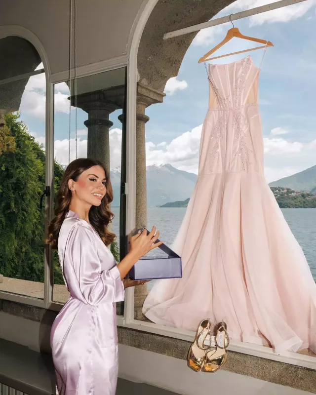 Şəfəqin İtaliyada baş tutan nişanından - Fotolar