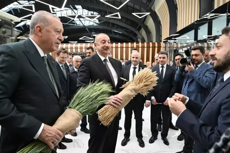 Əliyevlə Ərdoğana simvolik hədiyyə - Fotolar