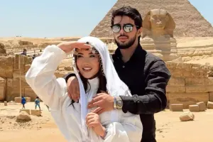 Aysellə həyat yoldaşı Misirdə