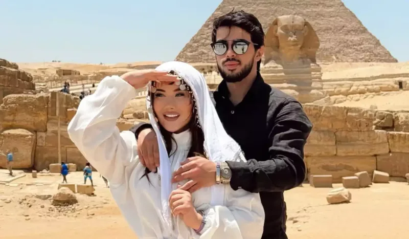 Aysellə həyat yoldaşı Misirdə