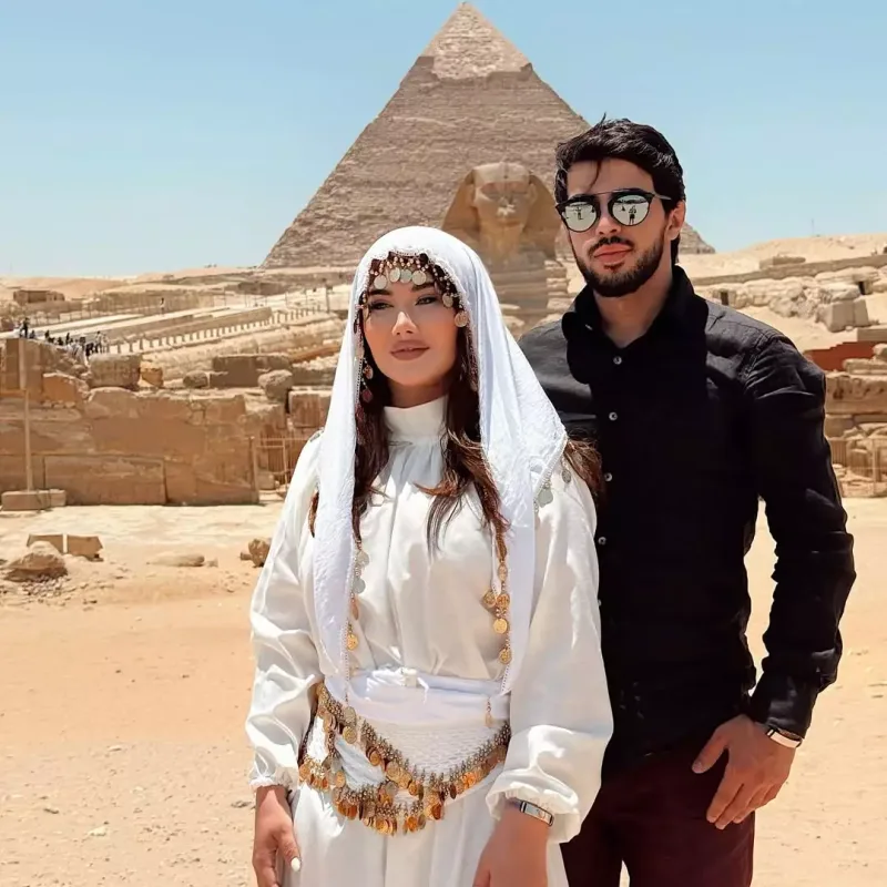 Aysellə həyat yoldaşı Misirdə