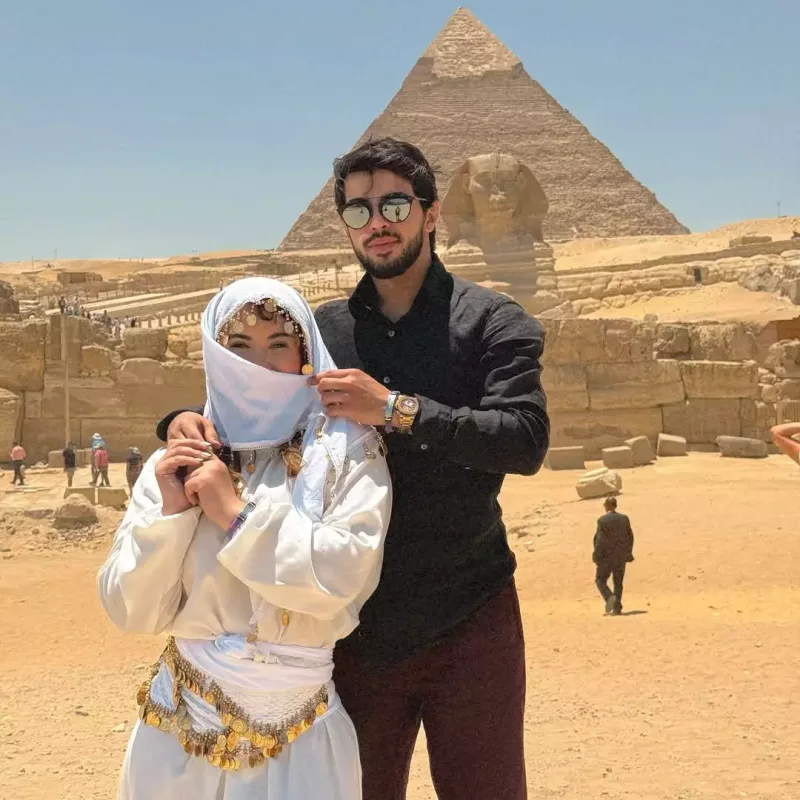 Aysellə həyat yoldaşı Misirdə