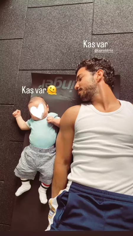 Kaan Yıldırım oğlu ilə