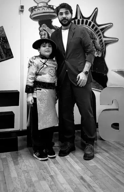 Elçin oğlu ilə…