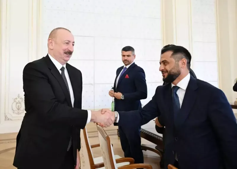 Prezident qalib futbolçularla görüşdü - Fotolar