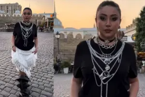 Damlanın “look”u diqqət çəkdi