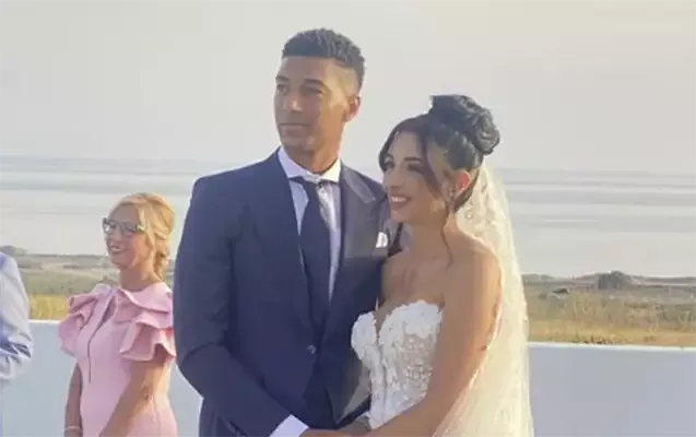 Millimizin futbolçusunun toyu oldu - Fotolar