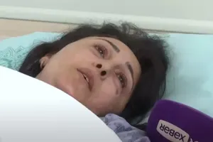 Skuterin vurduğu aktrisa danışdı - Video