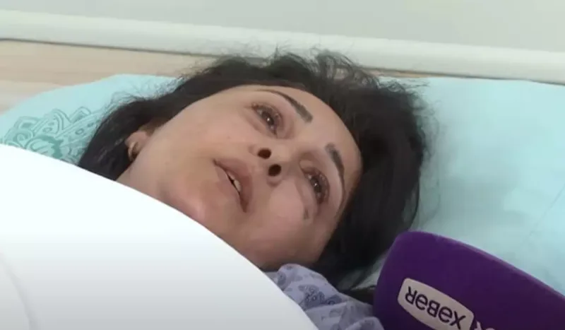 Skuterin vurduğu aktrisa danışdı - Video