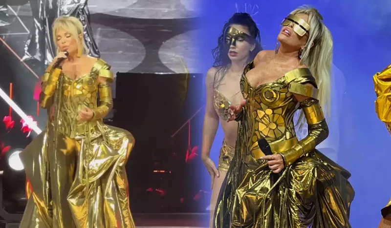 79 yaşlı Ajdanın səhnə tərzi diqqət çəkdi