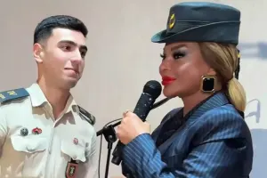 Aygün Kazımovaya forma hədiyyə edildi