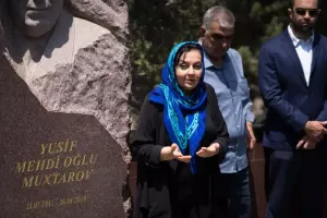 Amaliya Pənahovanın məzarı ziyarət olunub