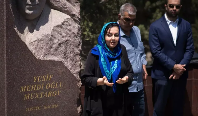 Amaliya Pənahovanın məzarı ziyarət olunub