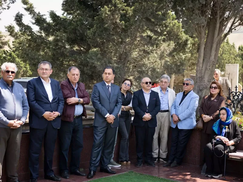 Amaliya Pənahovanın məzarı ziyarət olunub