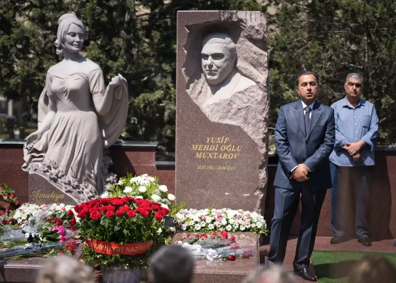 Amaliya Pənahovanın məzarı ziyarət olunub