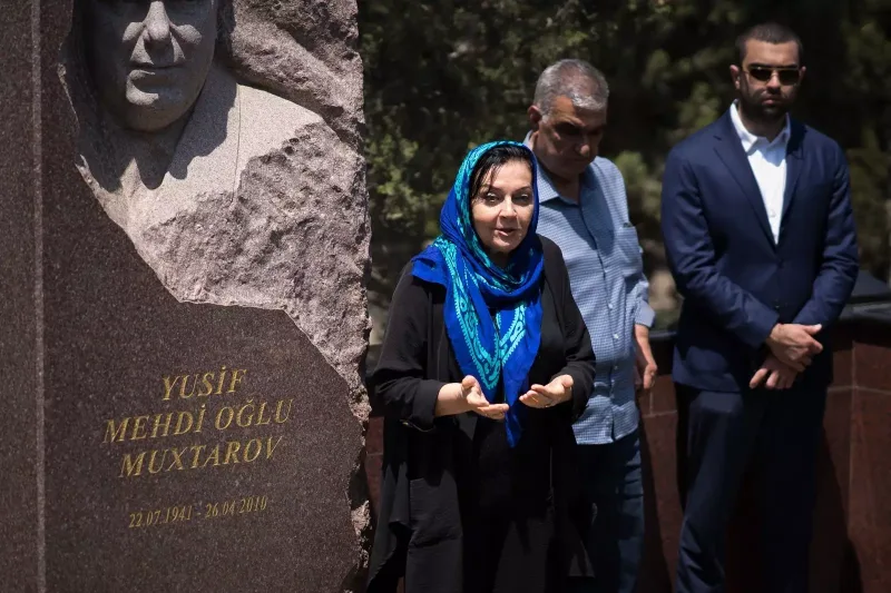 Amaliya Pənahovanın məzarı ziyarət olunub