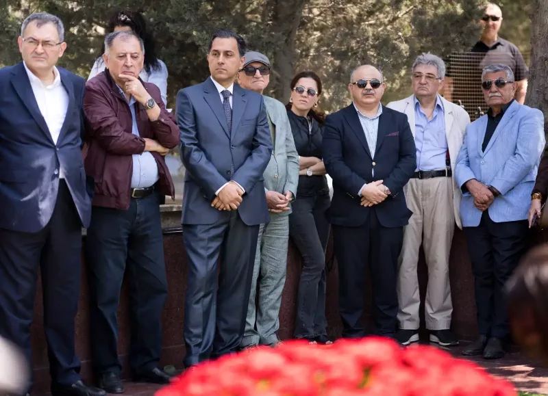 Amaliya Pənahovanın məzarı ziyarət olunub