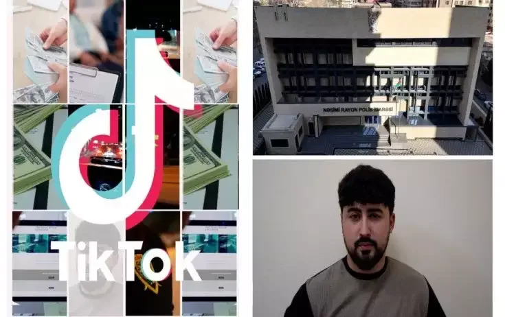 Tiktok-da dələduzluq edən şəxs saxlanıldı