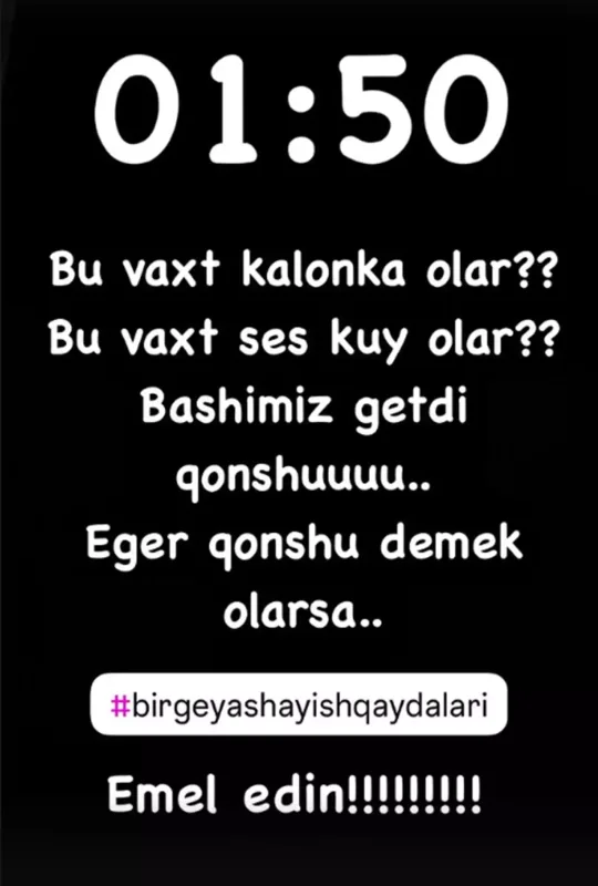 Gülay qonuşlarından narazıdır