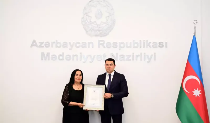 Mədəniyyət Nazirliyində  Ulduz Quliyeva ilə görüş olub