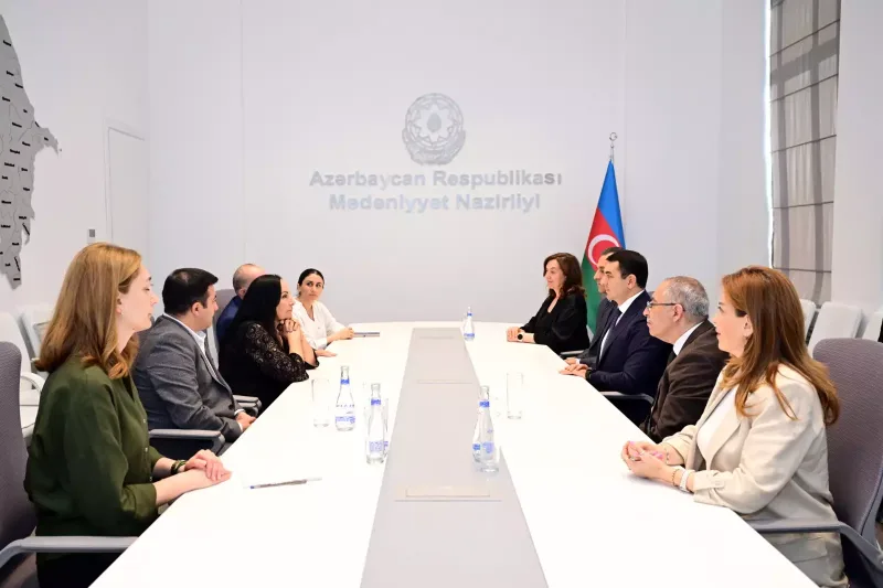 Mədəniyyət Nazirliyində  Ulduz Quliyeva ilə görüş olub