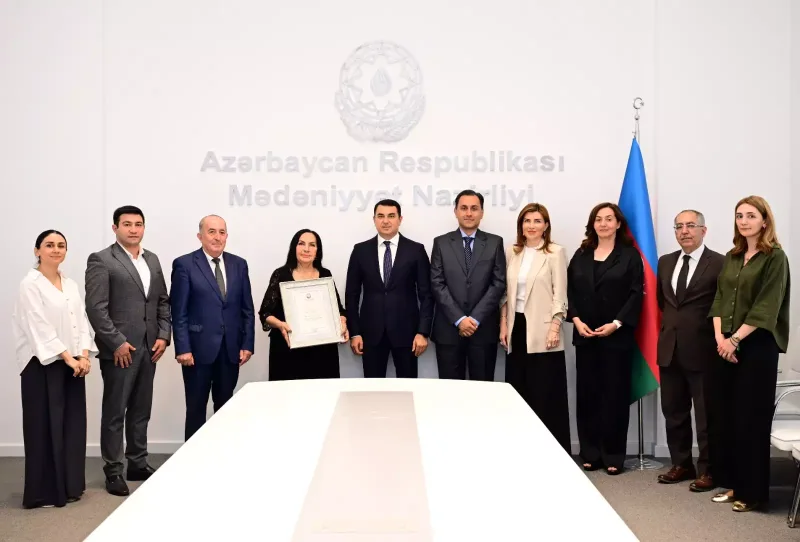 Mədəniyyət Nazirliyində  Ulduz Quliyeva ilə görüş olub