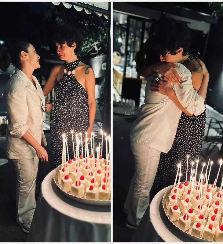 Bircedən sevgilisi ilə romantik fotolar