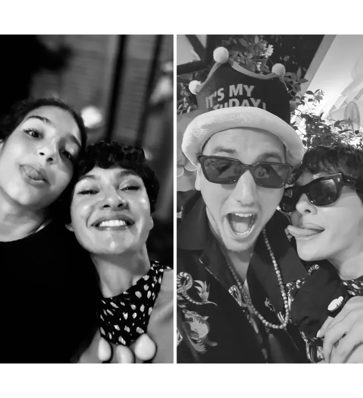 Bircedən sevgilisi ilə romantik fotolar