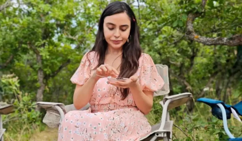 Leyla Əliyeva Xızıda - Fotolar