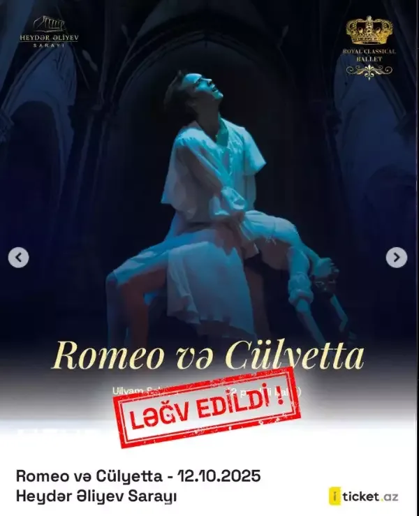 Ləğv edilən mədəni tədbirlərin - Siyahısı